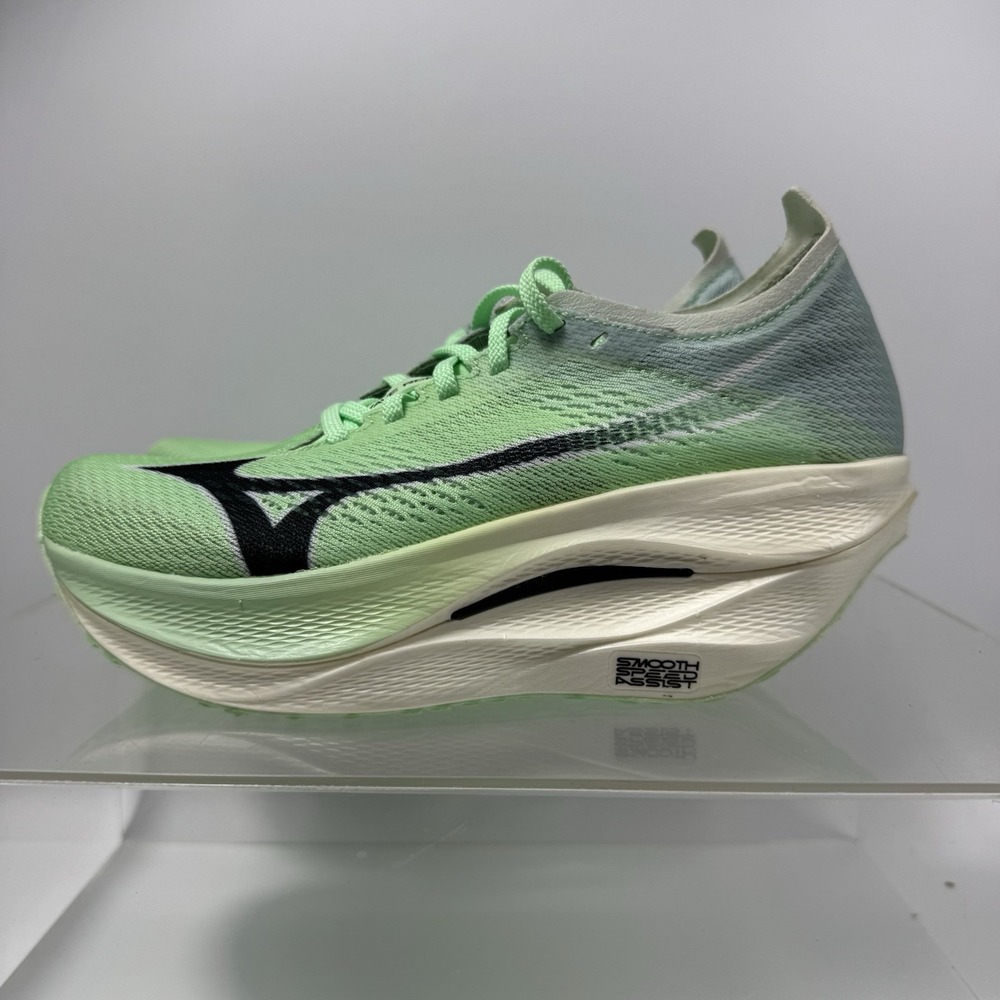 Mizuno Wave Rebellion Pro 3 Running Green U1GD253001 Men's Size 6.5 / Women's 8